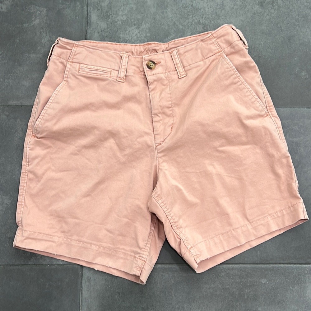 AE 7” flex light pink khaki short